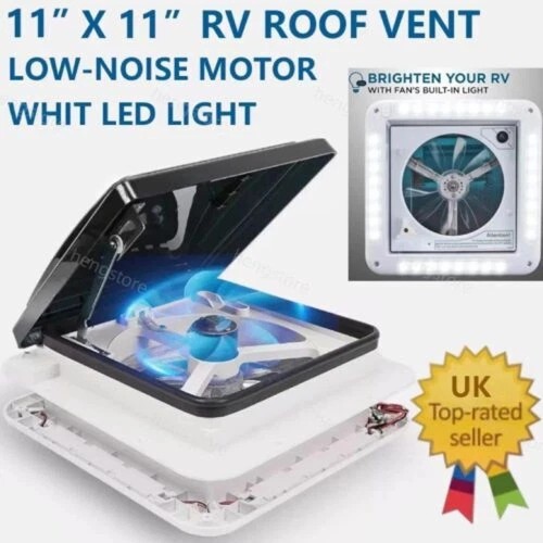 Roof vent fan - roof, camper