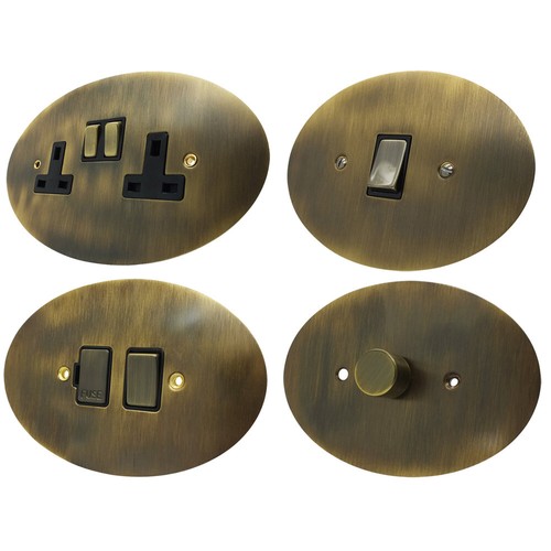 Oval round shape plug - oval,