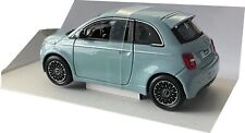 Fiat 500e 2023 in blue, 1:24
