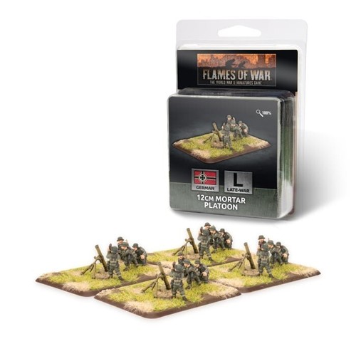 German 12cm mortar platoon - german,