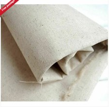 Natural Plain Cotton Linen