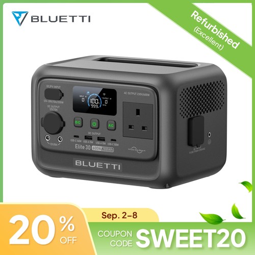 Bluetti elite 288wh 600w - elite,