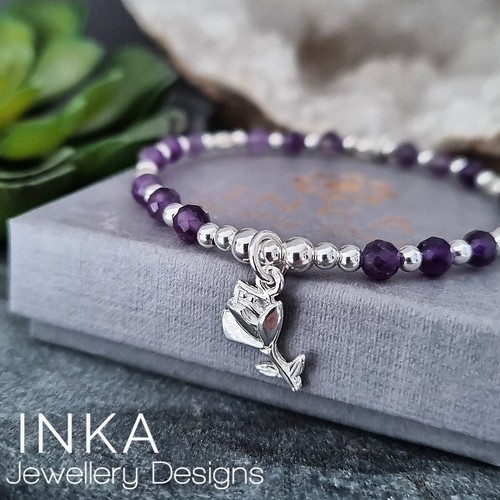 925 sterling silver amethyst - sterling,