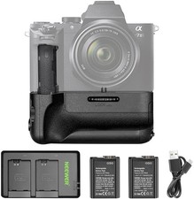 NEEWER Vertical Battery Grip Replacement for Sony VG-C2EM for Sony A7 II A7S II