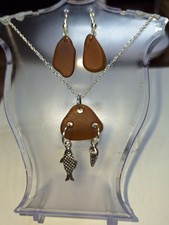 Seaham  Sea glass jewellery set