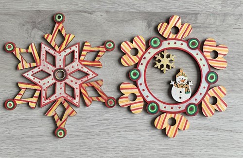 Set wooden hanging - of,