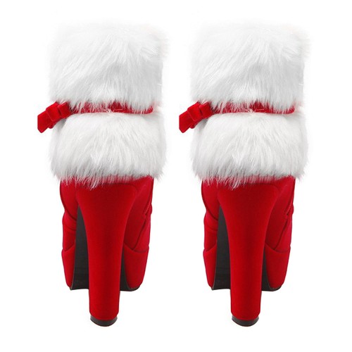 Platform boots women fur - boots,