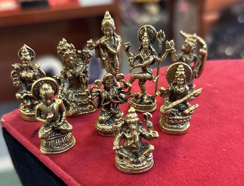 Set brass hindu gods and - gods,