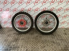 HONDA CRF 250 WHEELS FRONT AND REAR TRACK SPARES 2005 19'' 21'' BK024
