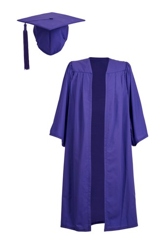 Graduation gown hat - gown, &