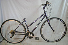 1995 Giant Nutra City Hybrid Bike 17" Medium Chromoly Steel Shimano Womens 26er