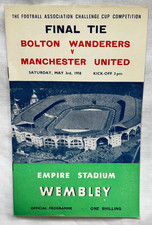 1958 FA Cup Final Bolton v Man