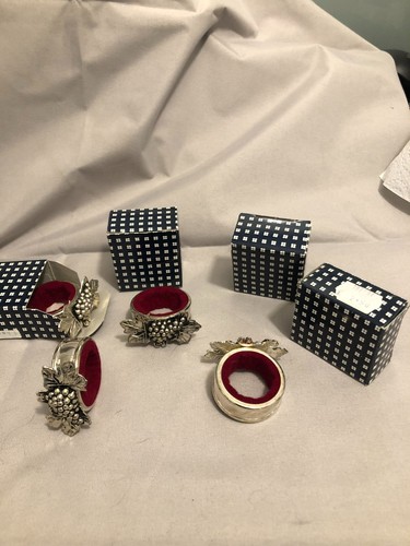 Silver plated napkin - 4,