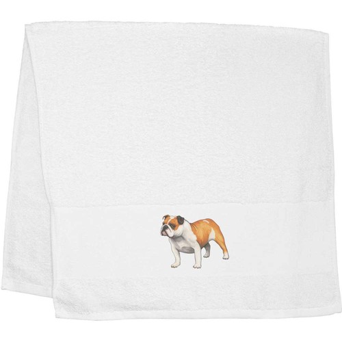 English bulldog hand - bulldog', towel