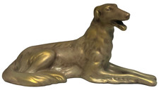 Royal Dux Dog Figurine Russian Borzoi Dog Height 9.5cm Length 18.5cm