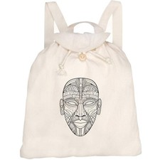 'African Tribal Mask' Canvas