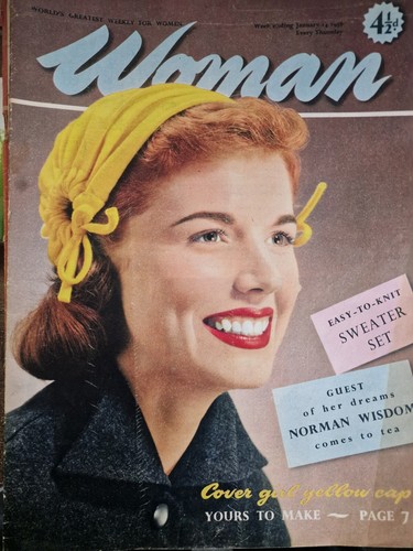 Vintage woman magazine - woman,