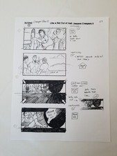 Storyboard art with - art, from