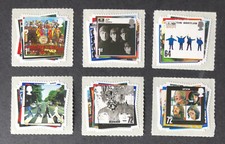 GB 2007 MNH Beatles Mint Stamp Set Self Adhsive Singles