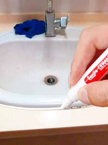 Tile grout pen white - tile,