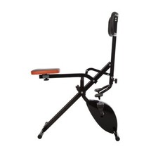 Total Crunch Cardio Fitness Machine Workout Exercuse Bench - Black
