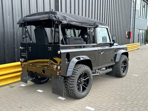 Black canvas full soft top - black,