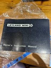 leyland mini owners instruction manual australian version clubman and gts book