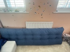 Large Wedge Pillow Back Support For Reading,Sofa Bed With Removable Cover Linen 