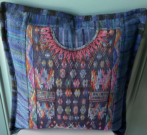 Guatemalan throw pillow cover - guatemalan,