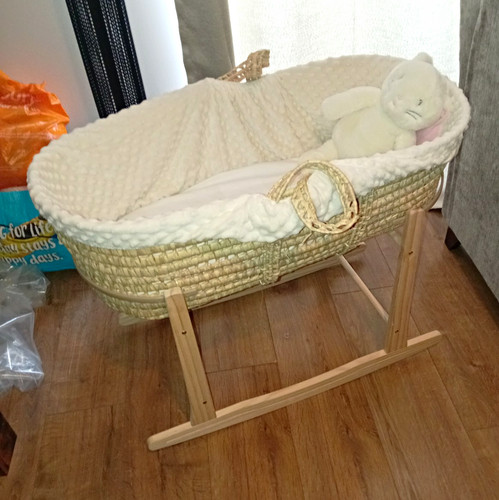 Wicker oval moses - oval, basket