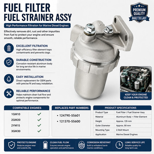 Fuel filter strainer assembly - fuel,