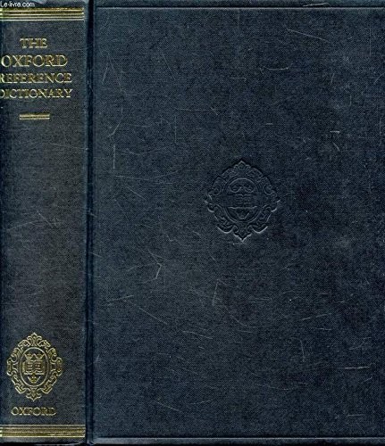 The oxford reference - oxford,
