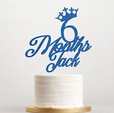 6 Months Birthday Cake Topper