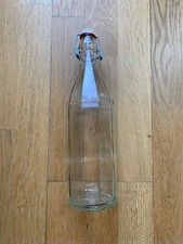 Empty Il Casolare Olive Oil 1 Litre Glass Bottle Flip Top Craft Water Flip Top-1