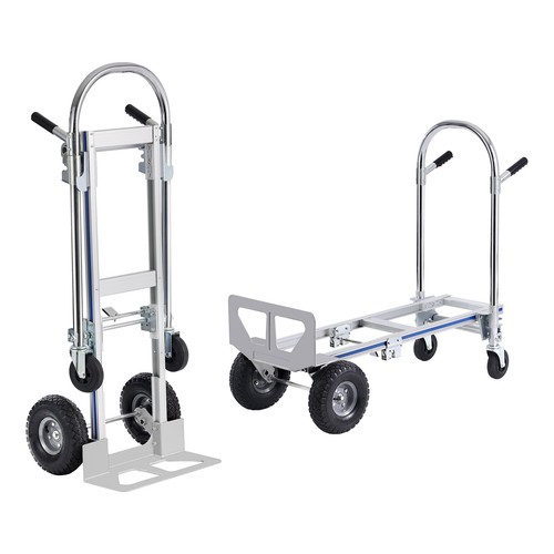 Vevor aluminum hand truck - aluminum, in