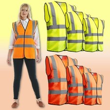 Hi Vis Vest Yellow Orange High