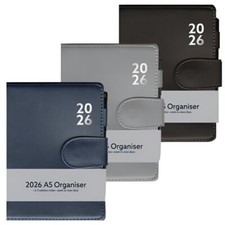 2026 Diary A5 Week to View Premium Organiser with Pen A-Z Address Index Book