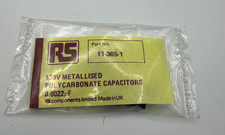 NOS Capacitor Film Polyester	RS (Radiospares)	Black Box, pack of 3 0.0022μf 630V