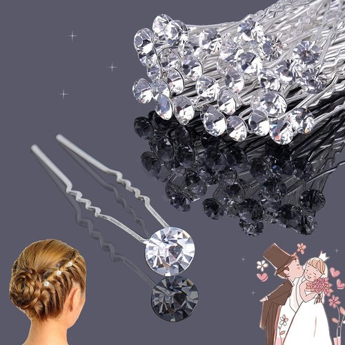 30pcs diamante hair - diamante, pins