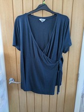 Blooming Marvellous Maternity / Nursing Top Navy Blue Size XL (L78)