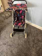 1980-1990s Child’s Silver Cross Pushchair with Rain Cover Excellent Condition