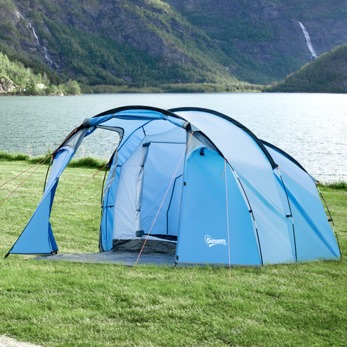 Tent camping with - tent, living