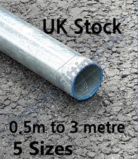 Galvanised steel pipe tube - galvanised,