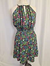Love & Roses Halter Mini Dress