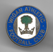 Wigan Athletic Enamel Football