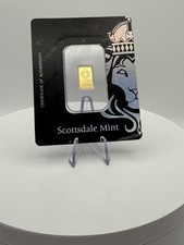 Scottsdale 1g Lion Gold Bar