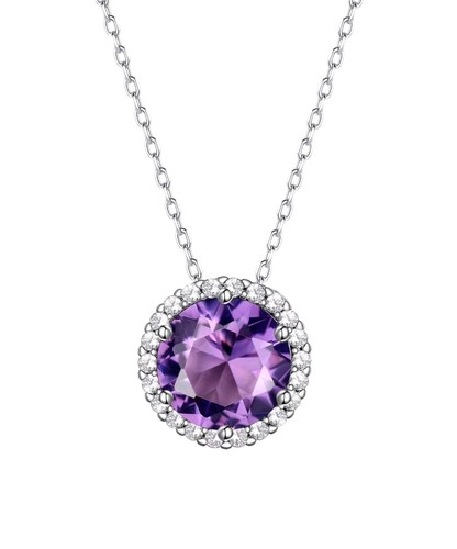 Amethyst cubic zirconia - amethyst,