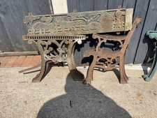 Old cast iron kids - iron, bench