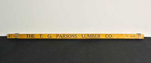 Wooden sliding yardstick ruler - wooden,