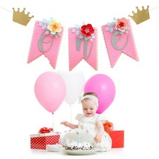 Highchair Banner Flower